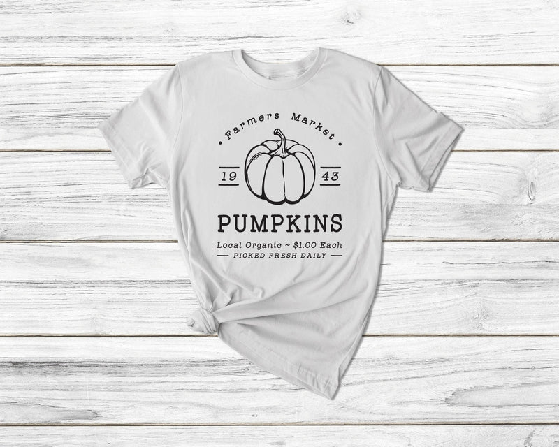 Farmers Market Pumpkin Tshirt - little crafty souls