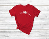 Fishing Heart Beat Funny Fishing Tshirt - little crafty souls