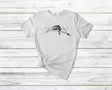 Fishing Heart Beat Funny Fishing Tshirt - little crafty souls