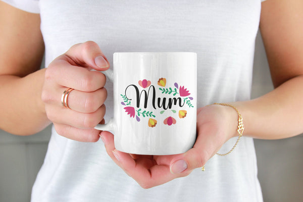 Floral mug, Mother's day, Mother's day mug, Mother's day gift, Mum mug, mug for mums - little crafty souls