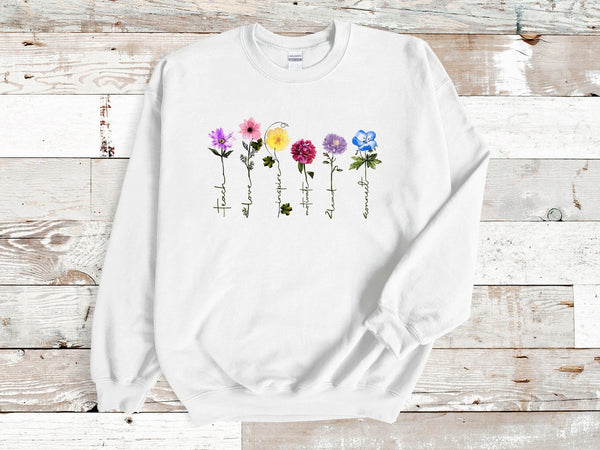 Floral Teacher jumper, back to school sweatshirt, teacher gift, gifts for teachers, teach love inspire Jumper - little crafty souls