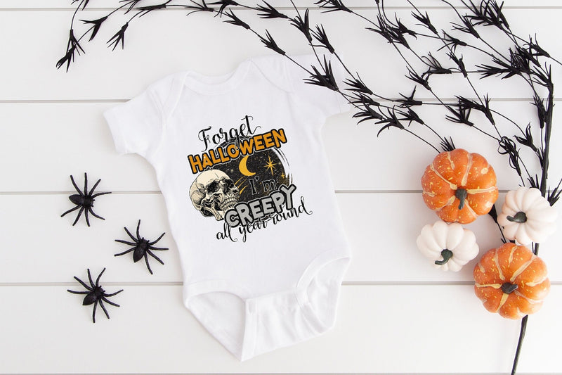 Forget Halloween I'M Creepy All Year Round Tshirt - little crafty souls