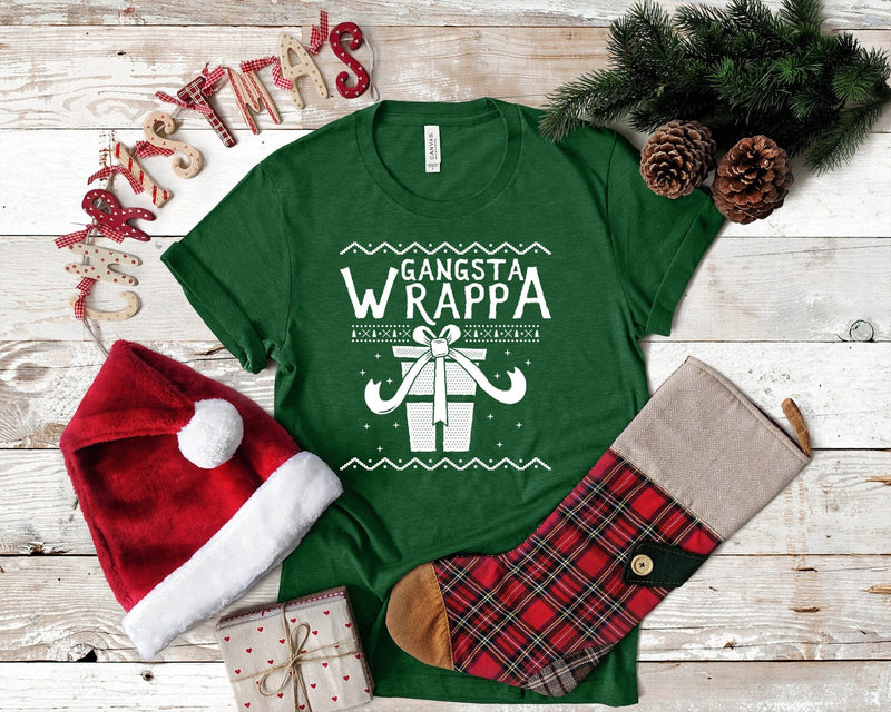 Gangsta Wrapper Christmas Tshirt - little crafty souls