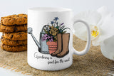 Gardening is good for the soul, Garden mug, Gardening, Spring mug. - little crafty souls