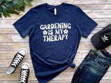 Gardening is my therapy tshirt, gardening shirt, gardeners tshirt, crazy plant lady, gardening tshirt, ladies gift, gifts for her, - little crafty souls