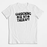 Gardening is my therapy tshirt, gardening shirt, gardeners tshirt, crazy plant lady, gardening tshirt, ladies gift, gifts for her, - little crafty souls