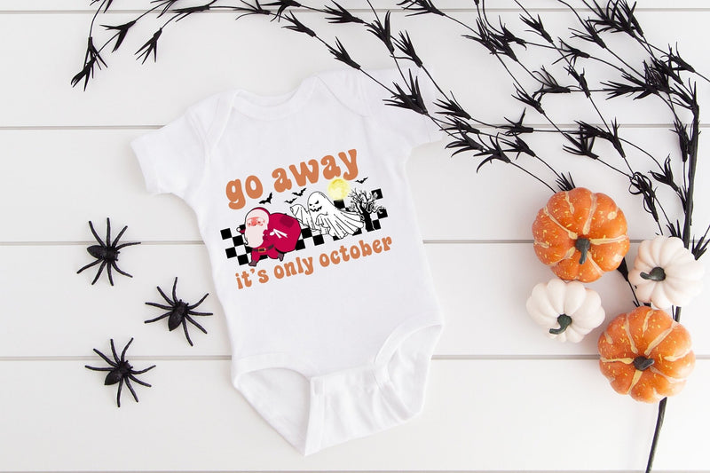 Go Away It'S Only October Tshirt - little crafty souls