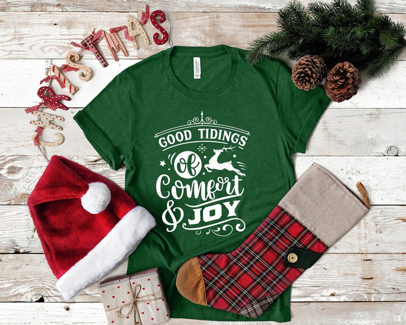 Good Tidings Of Comfort And Joy Tshirt - little crafty souls