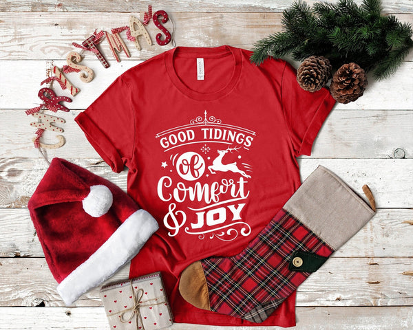 Good Tidings Of Comfort And Joy Tshirt - little crafty souls