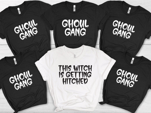 Halloween Hen Party Tshirts - little crafty souls