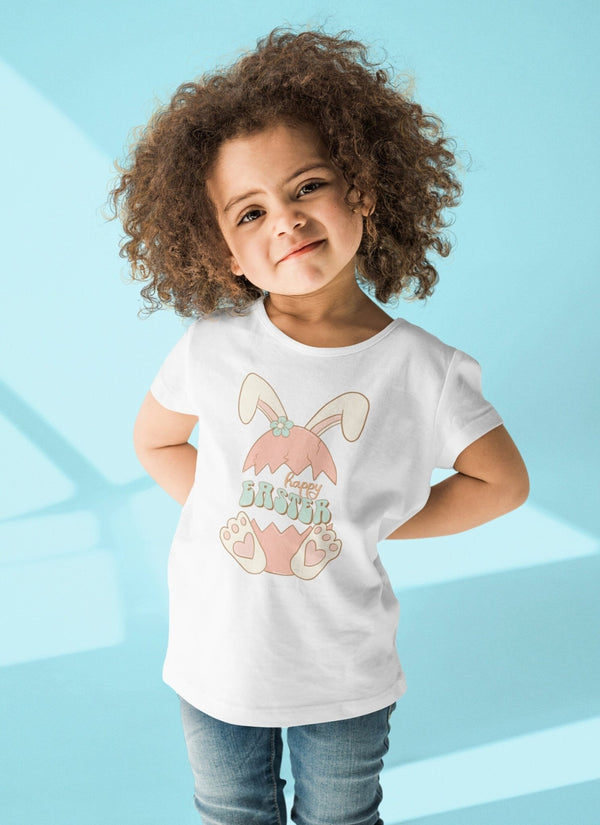 Happy Easter Tshirt, Easter Bunny tshirt, Easter tshirts, easter gift ideas, Kids easter shirts, my first easter tshirt, Rabbit Tshirt - little crafty souls