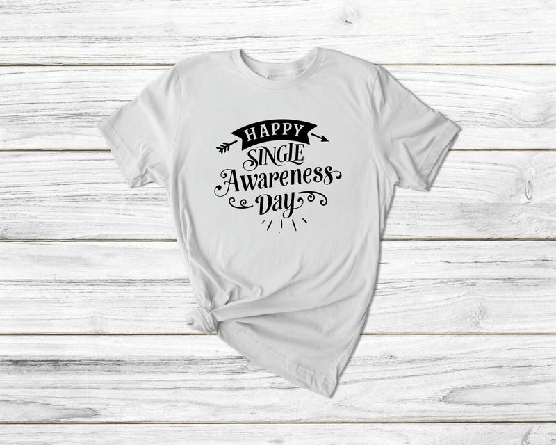 Happy Single Awareness Day Valentine'S Day Tshirt - little crafty souls