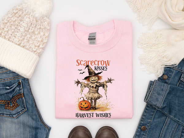 Harvest Wishes Sweatshirt, Vintage Halloween Sweatshirt - little crafty souls