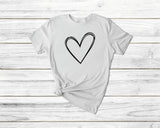 Heart Tshirt - little crafty souls