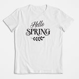 Hello Spring tshirt Easter tshirt, spring easter tshirt, easter tshirt for her easter tshirt for him, kids easter tshirts - little crafty souls