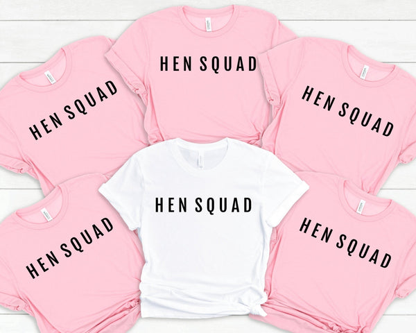 Hen Squad Hen Party Tshirts - little crafty souls