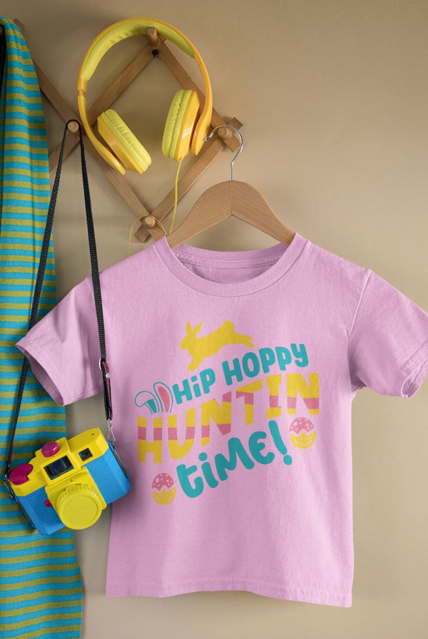 Hip hoppy hunting time, Children's Easter Tshirt, Easter Bunny shirt, Easter tshirts, easter gift ideas, Kids easter shirts, my first easter - little crafty souls