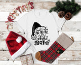 Ho Ho Ho Whole Bottle Christmas Tshirt - little crafty souls