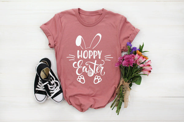 Hoppy Easter Bunny Tshirt - little crafty souls