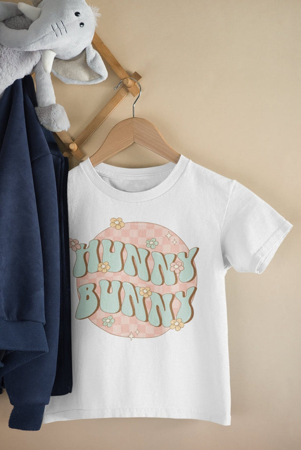 Hunny Bunny Tshirt, Easter Bunny tshirt, Easter tshirts, easter gift ideas, Kids easter shirts, my first easter tshirt, Rabbit Tshirt - little crafty souls