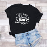 I Don'T Snore I Dream I'M A Motorcycle Tshirt - little crafty souls