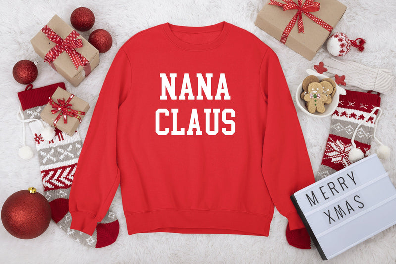 Twinning Christmas Jumpers, Matching mummy and me christmas sweaters, mama mini claus jumpers, Mama Claus Mini Claus matching sweatshirts