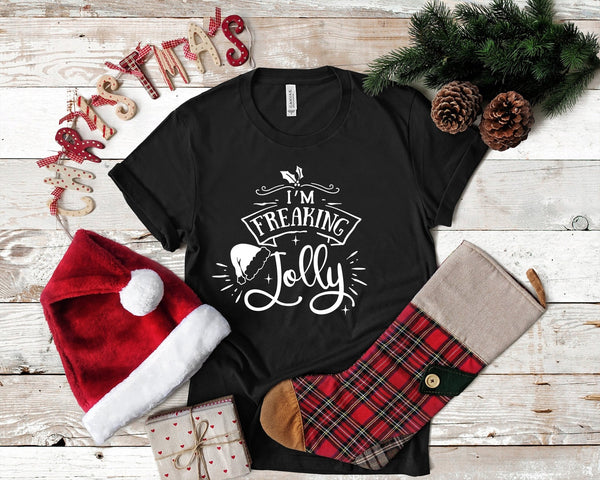 I'M Freakin Jolly Funny Christmas Tshirt - little crafty souls