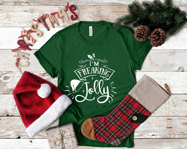 I'M Freakin Jolly Funny Christmas Tshirt - little crafty souls