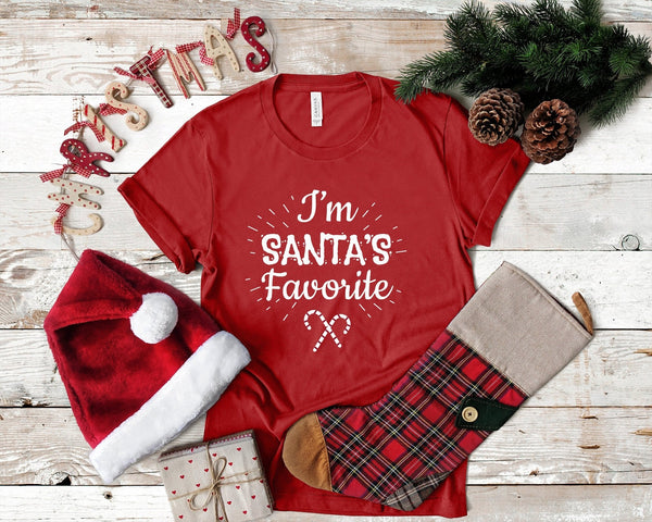 Im Santas Favourite Christmas Tshirt - little crafty souls