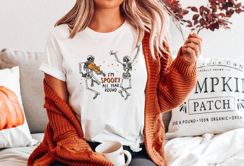 I'M Spooky All Year Round Tshirt - little crafty souls