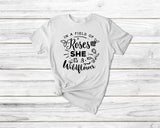 In A Field Of Roses Be A Wildflower Gardening Tshirt - little crafty souls