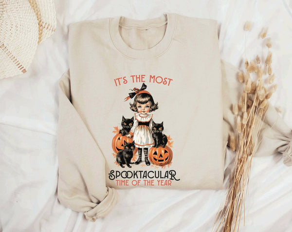 It's the most spooktacular time of the year halloween jumper - little crafty souls