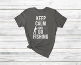 Keep Calm And Go Fishing Tshirt - little crafty souls