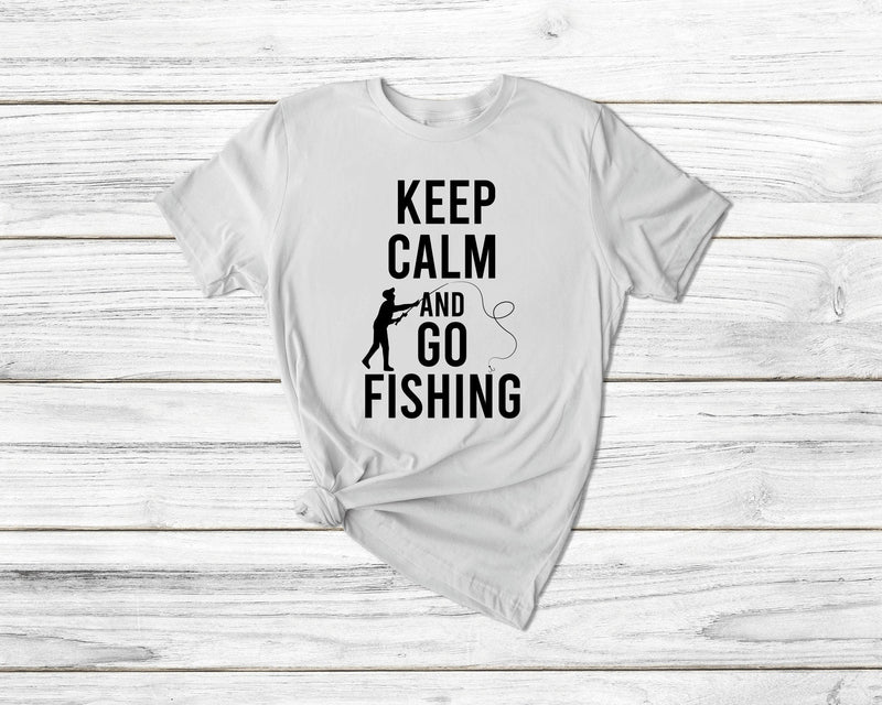 Keep Calm And Go Fishing Tshirt - little crafty souls