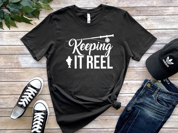 Keeping It Reel Fishing Tshirt - little crafty souls