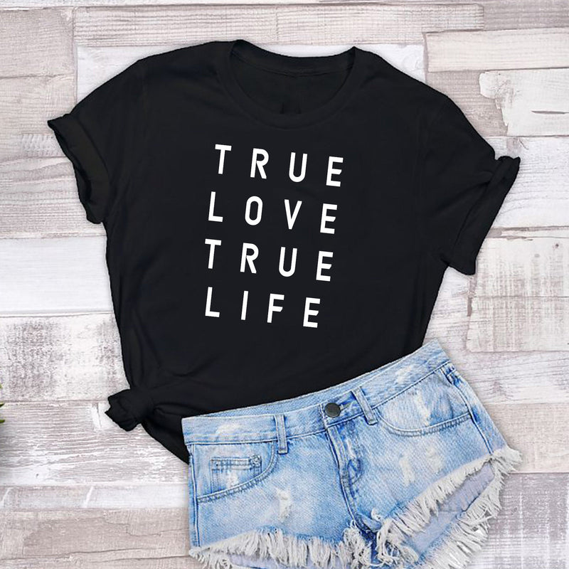 Ladies True Love True Love Heart T-Shirt - little crafty souls