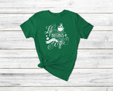 Life begins after coffee Funny coffee Tshirt| gift t-shirt| ladies men's unisex coffee tshirt tee| coffee tshirt coffee tshirt | caffeine | - little crafty souls