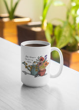 Life happens, gardening helps. Garden mug, Gardening, Spring mug. - little crafty souls