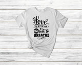 Love is in the air tshirt | Anti Valentines Day Tshirt| gift t-shirt| ladies men's unisex saying tshirt tee| tshirt tshirt | single - little crafty souls