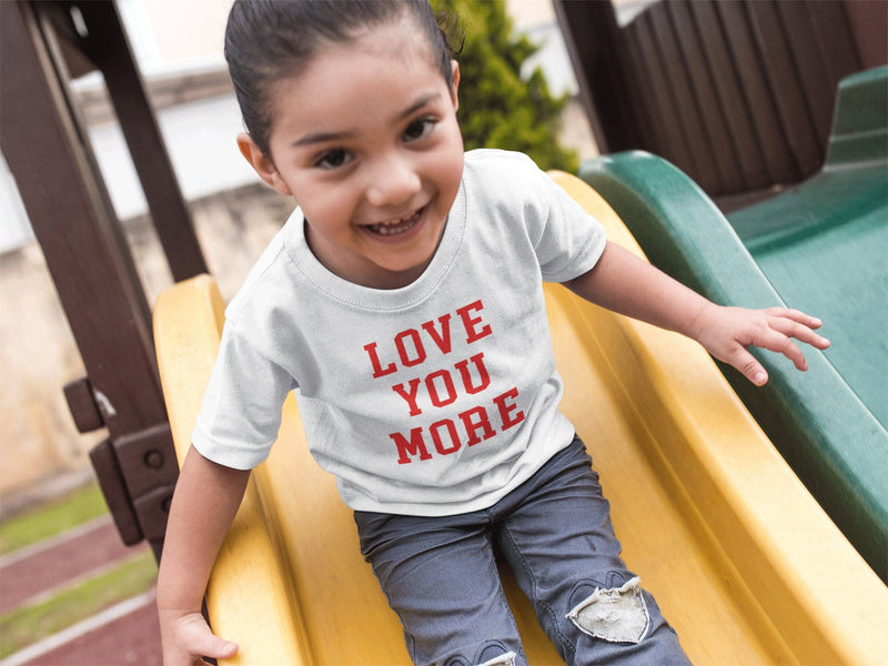 Love You More Tshirt - little crafty souls