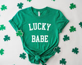 Lucky Babe St Patrick'S Day Tshirt - little crafty souls