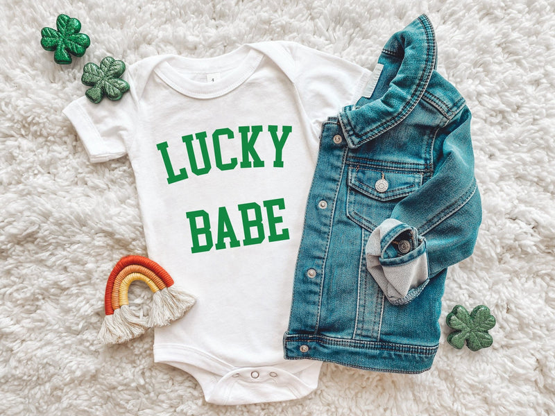 Lucky Babe St Patrick'S Day Tshirt - little crafty souls