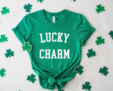 Lucky Charm St Patricks Day Tshirt - little crafty souls