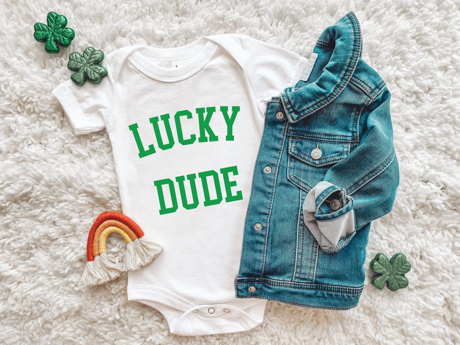Lucky Dude St Patricks Day Tshirt - little crafty souls