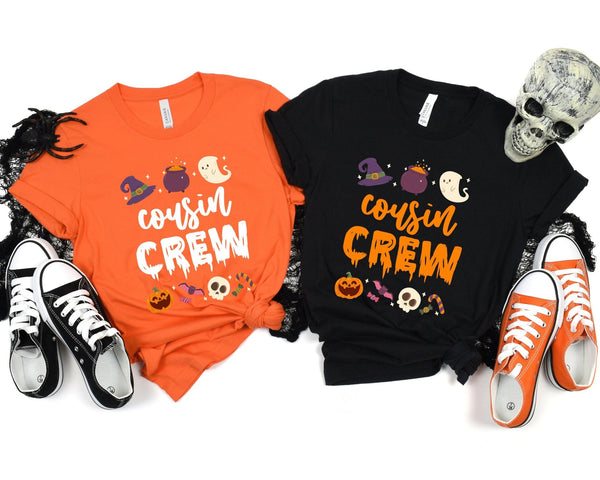 Matching Cousin halloween tshirts - little crafty souls