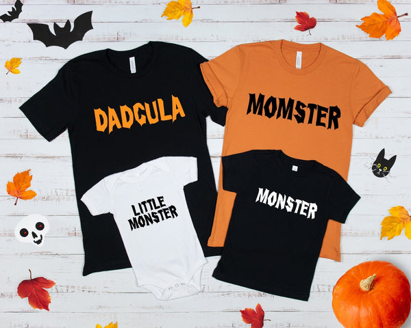 Matching Family Halloween Tshirts - little crafty souls