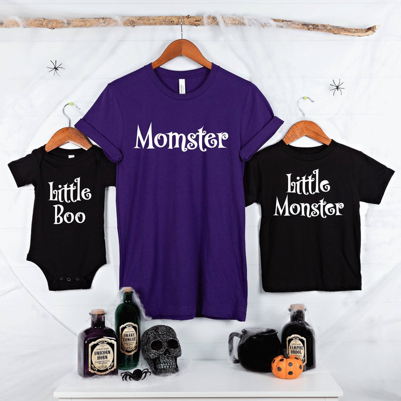 Matching family halloween tshirts momster dadcular - little crafty souls