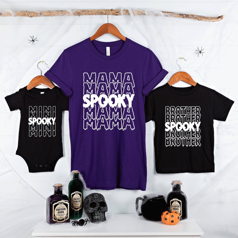 Matching spooky halloween tshirts - little crafty souls