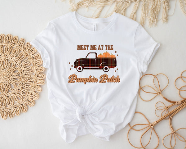 Meet Me At The Pumpkin Tshirt - little crafty souls