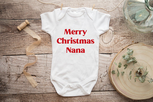 Merry Christmas Daddy Baby Grow - little crafty souls